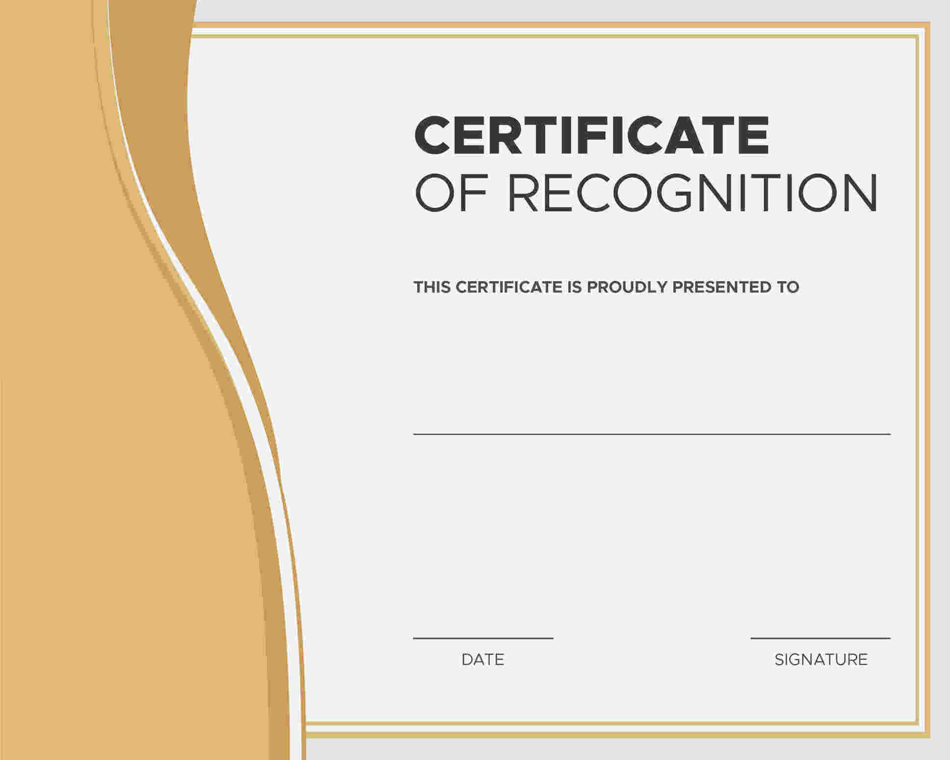 sample employee recognition certificate template