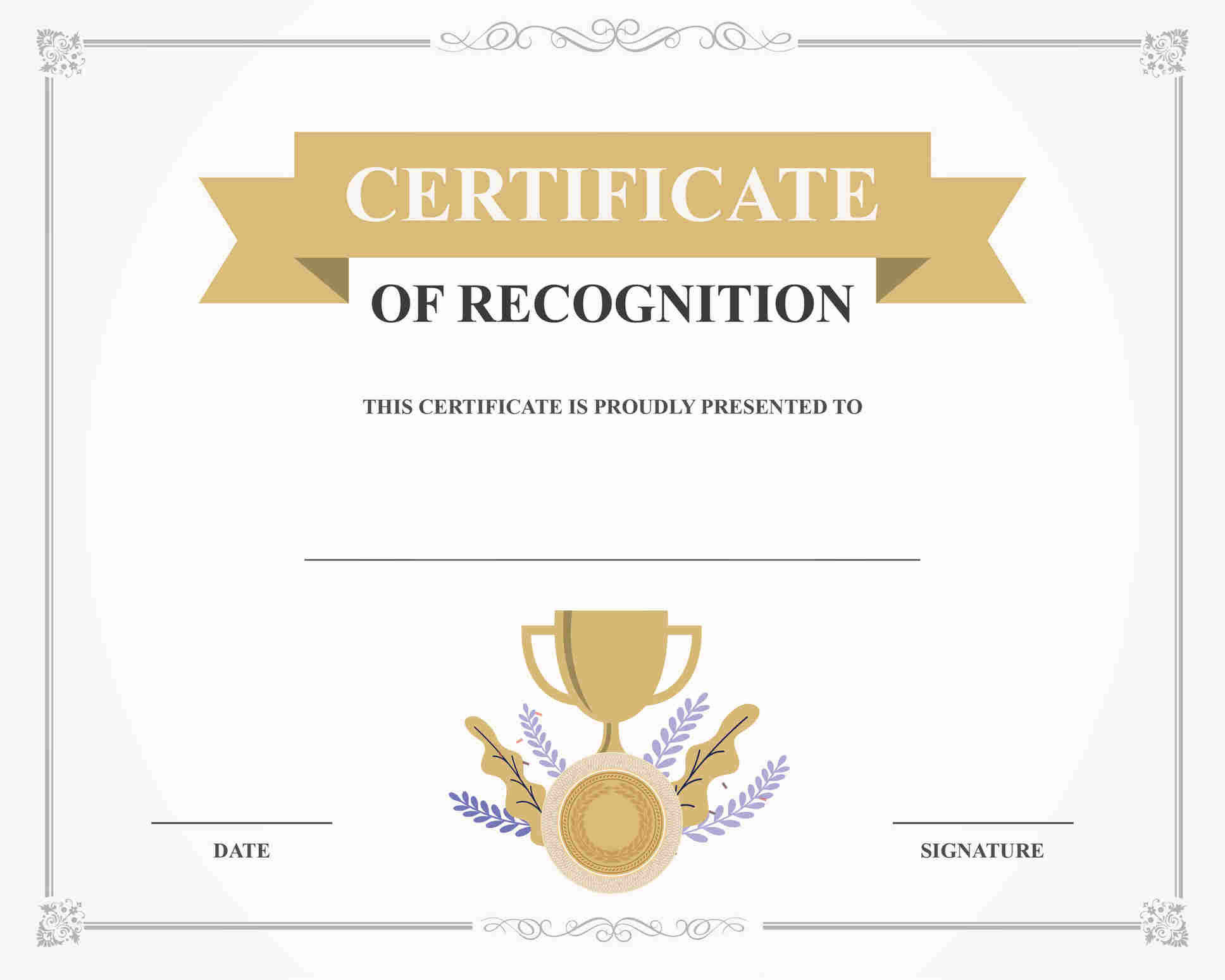 sample employee recognition certificate template