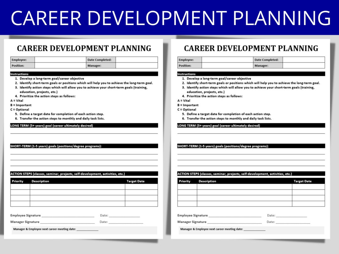 sample staff development planning template