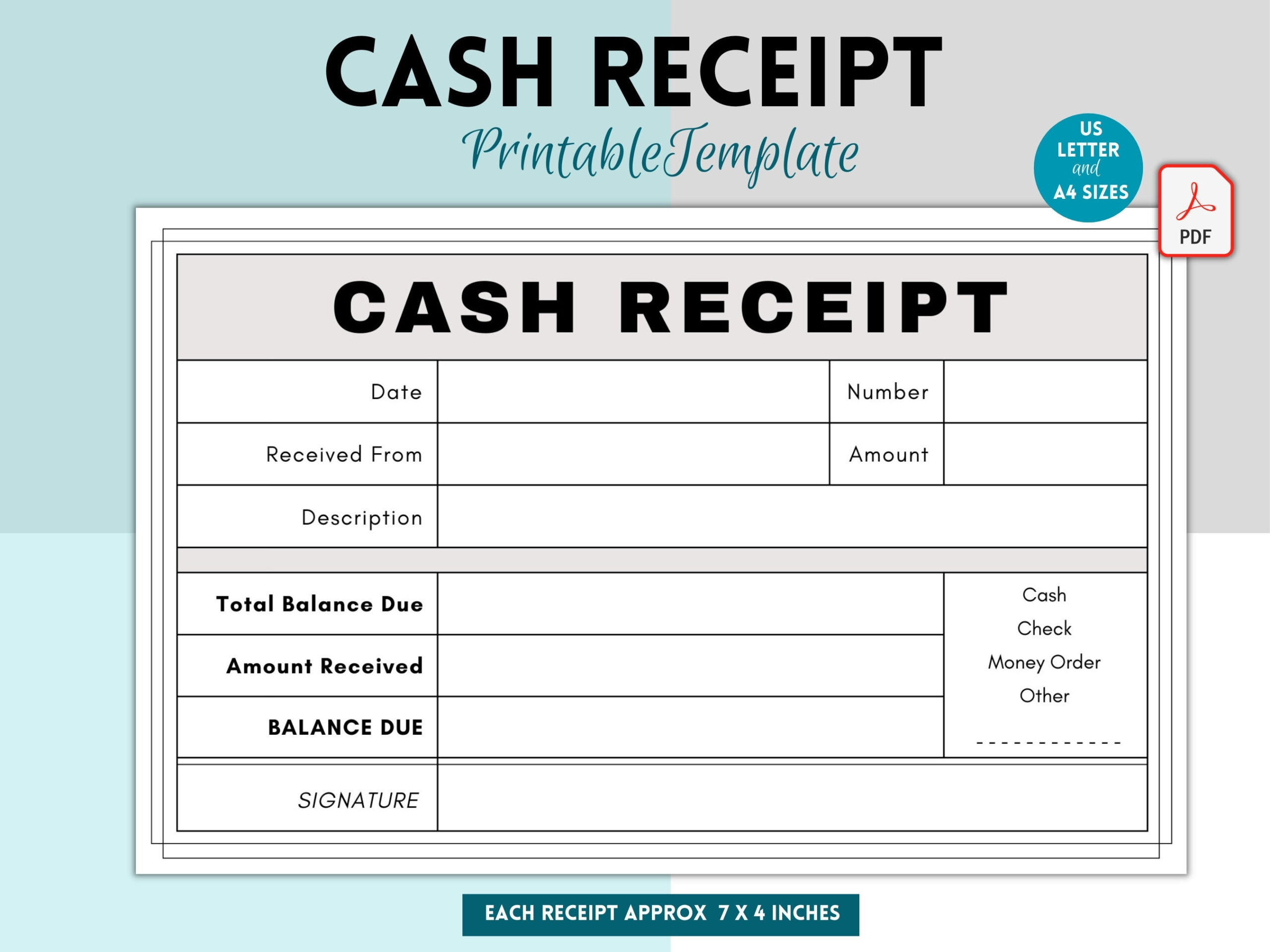 Cash Receipt