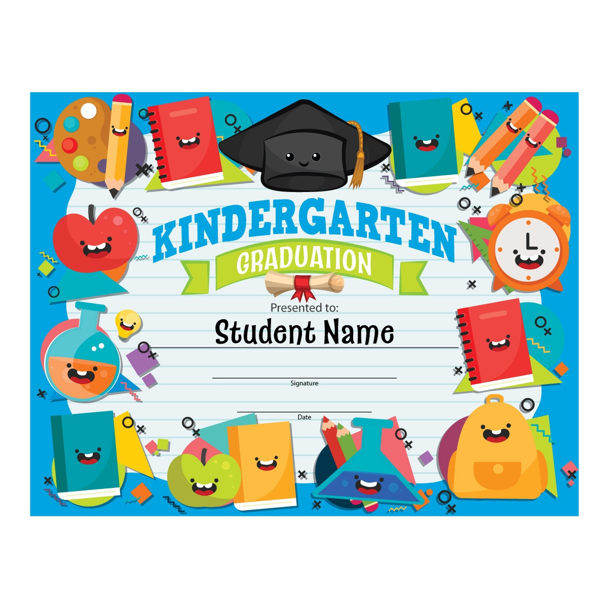 sample Kindergarten Graduation Certificate template