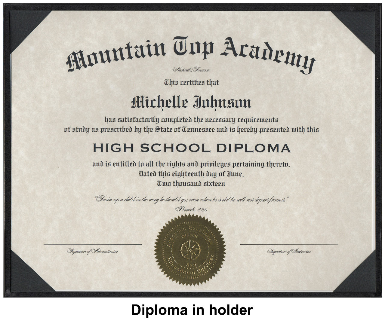 sample Diploma Certificate template