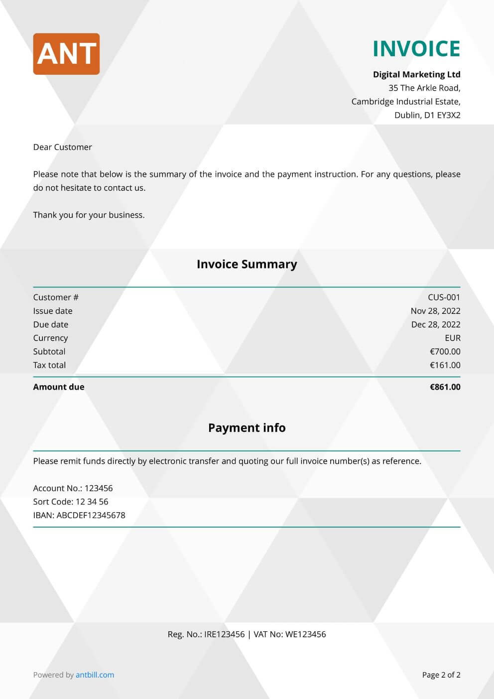 sample audio engineer invoice template