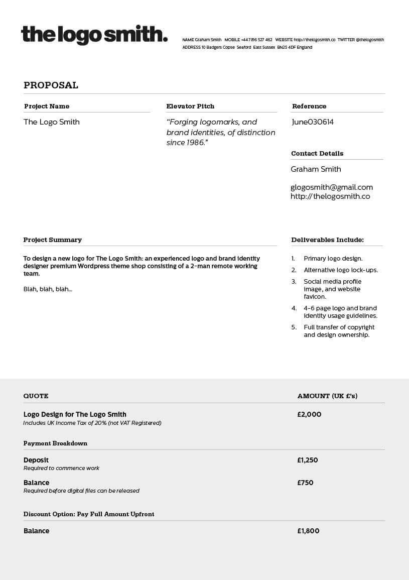 graphic design invoice template