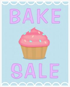 free printable bake sale signs