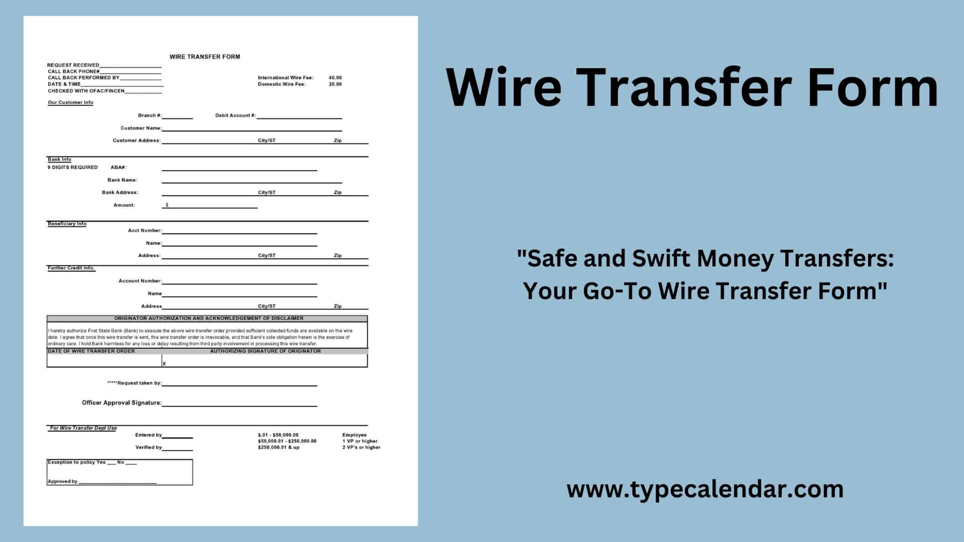 sample wire transfer invoice template