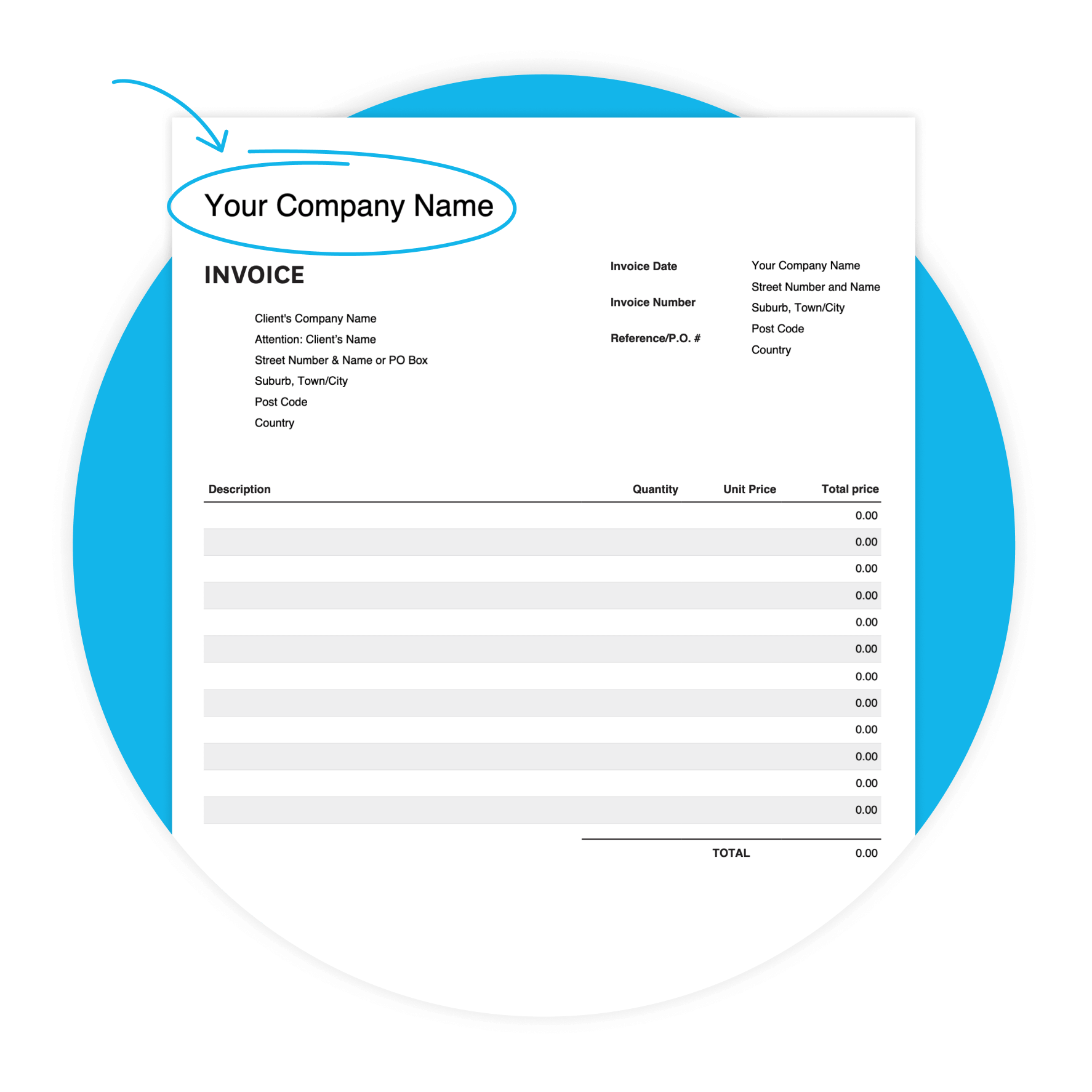 sample invoice for transportation template