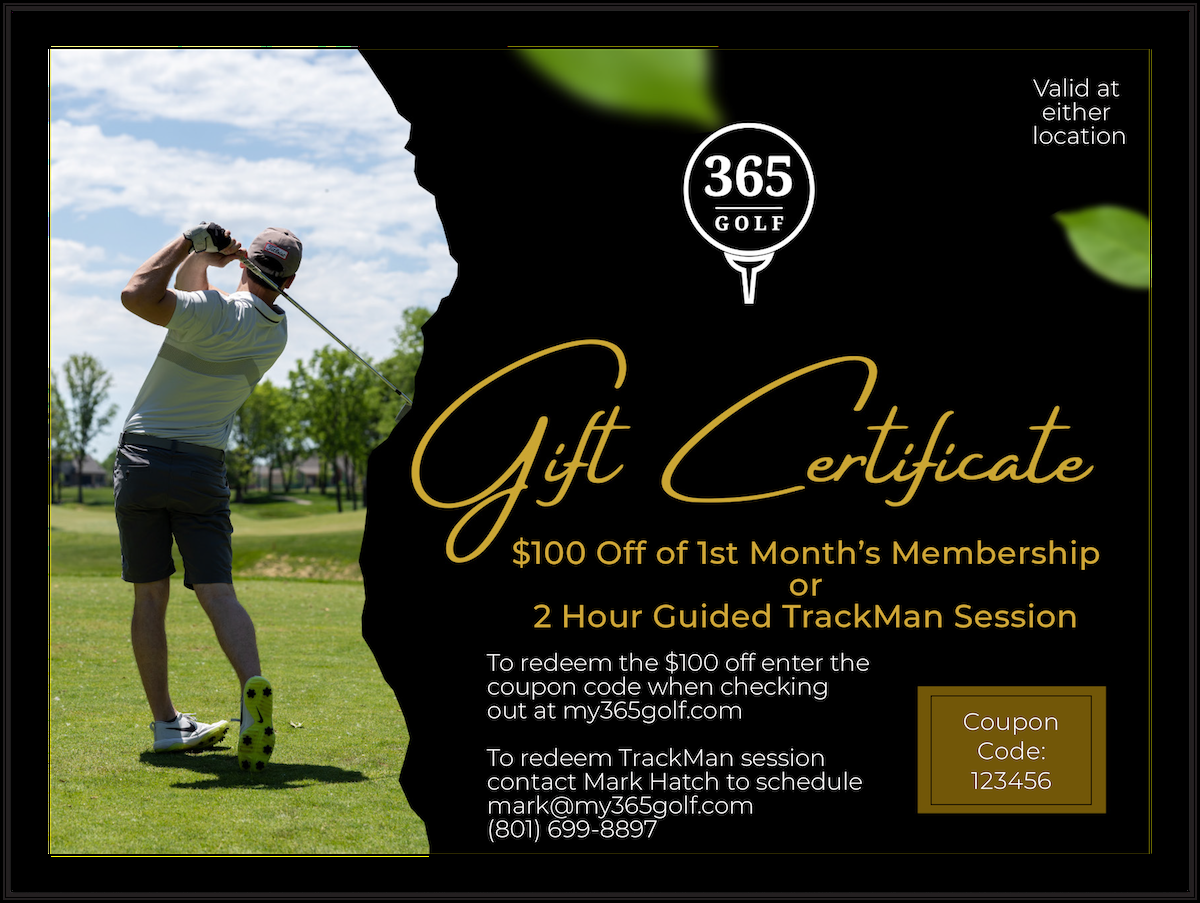 sample Golf Certificate template