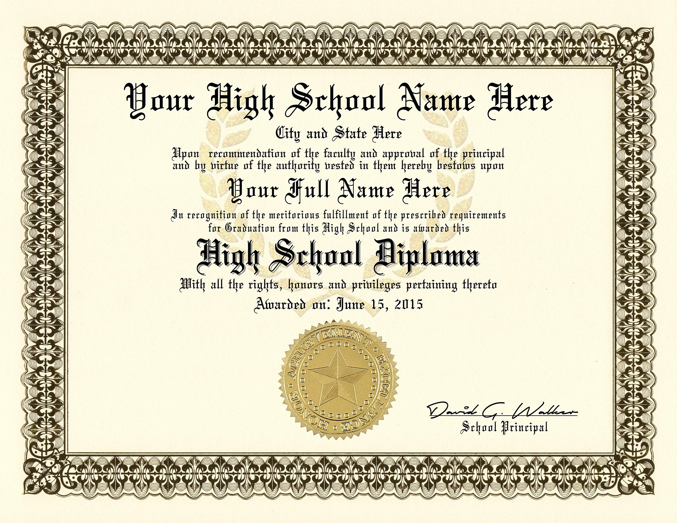 sample Diploma Certificate template