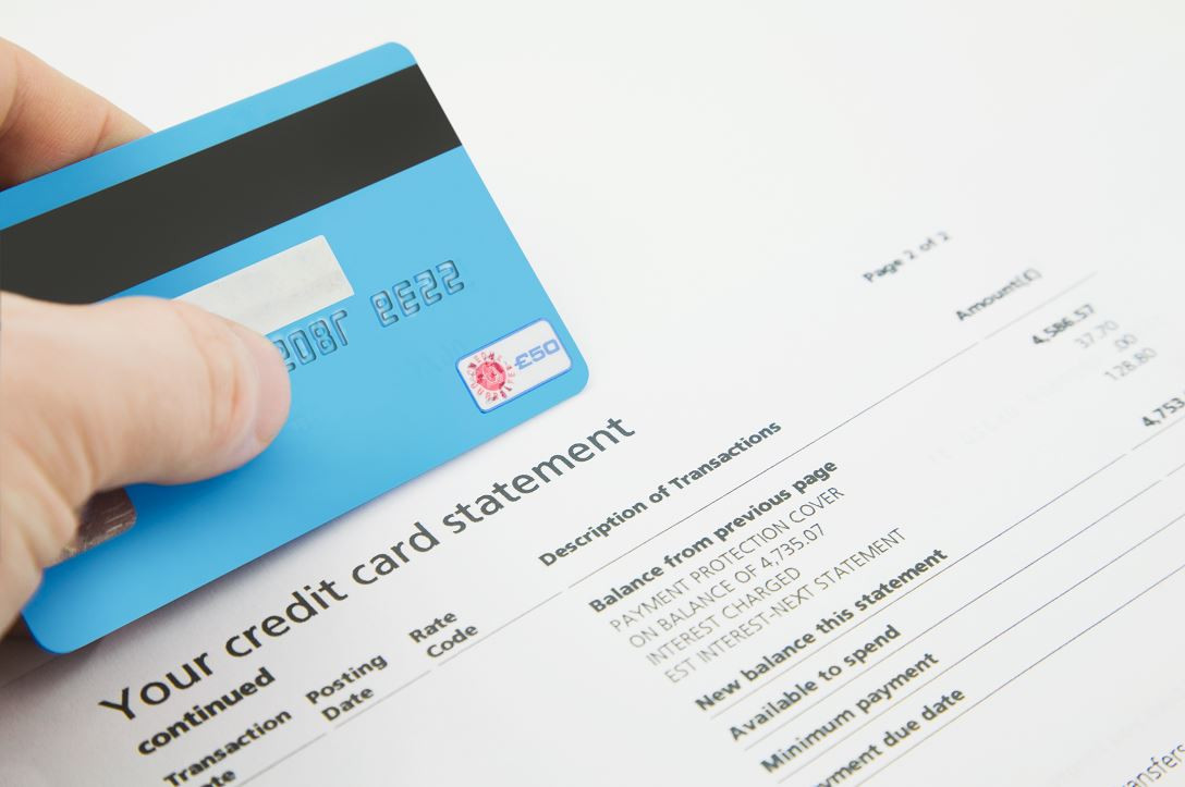 sample credit card billing statement template