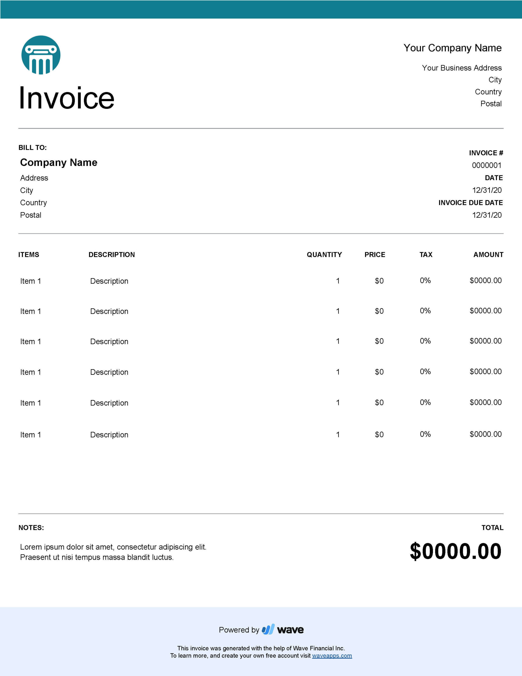 attorney invoice template