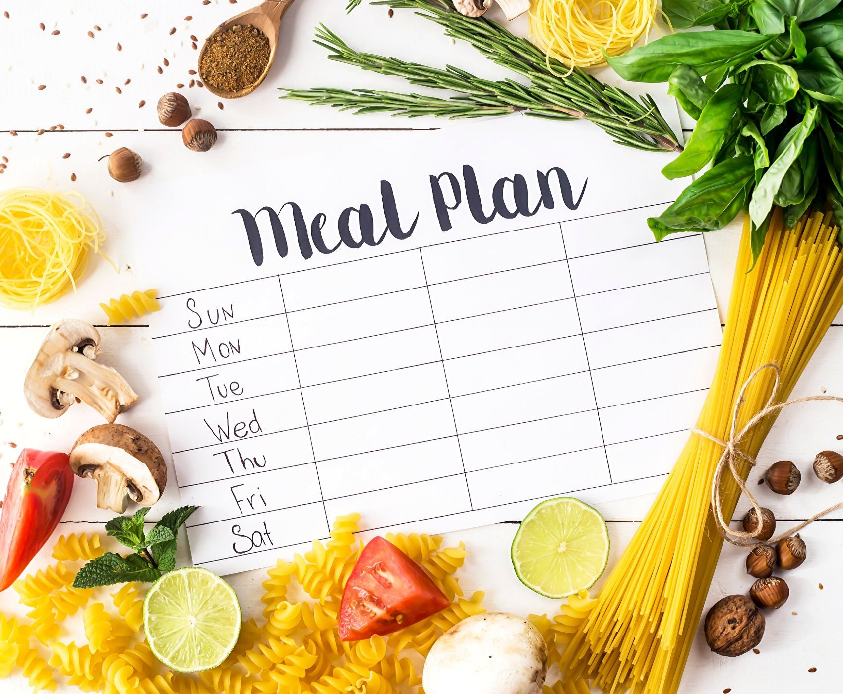 sample meal planning template