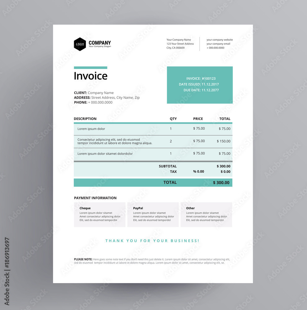 sample invoice for doctors template