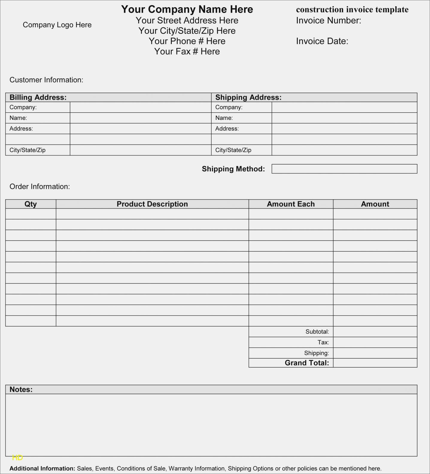 sample production assistant invoice template