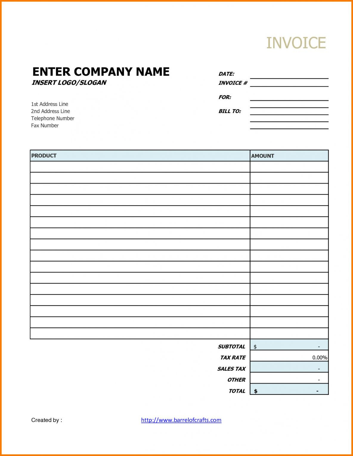 sample snow removal invoice template