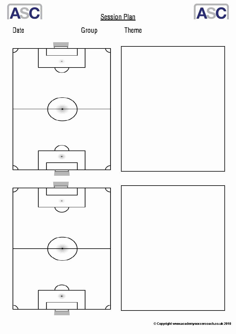 sample soccer practice planner template