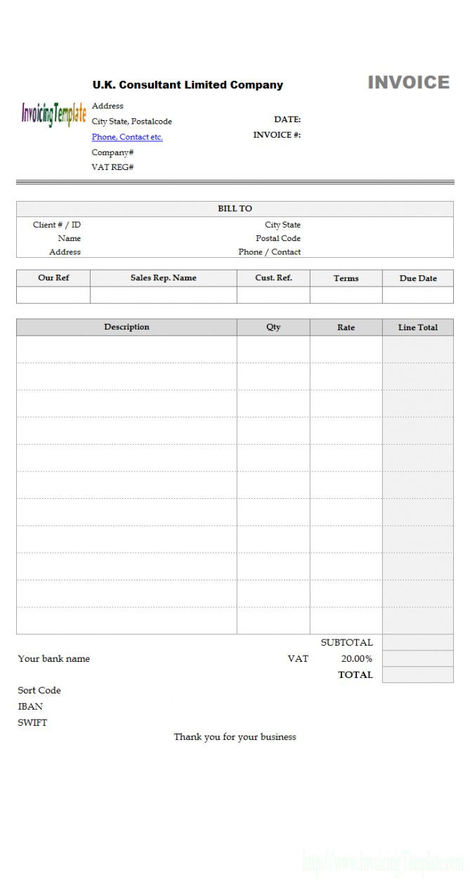 sample staffing agency invoice template