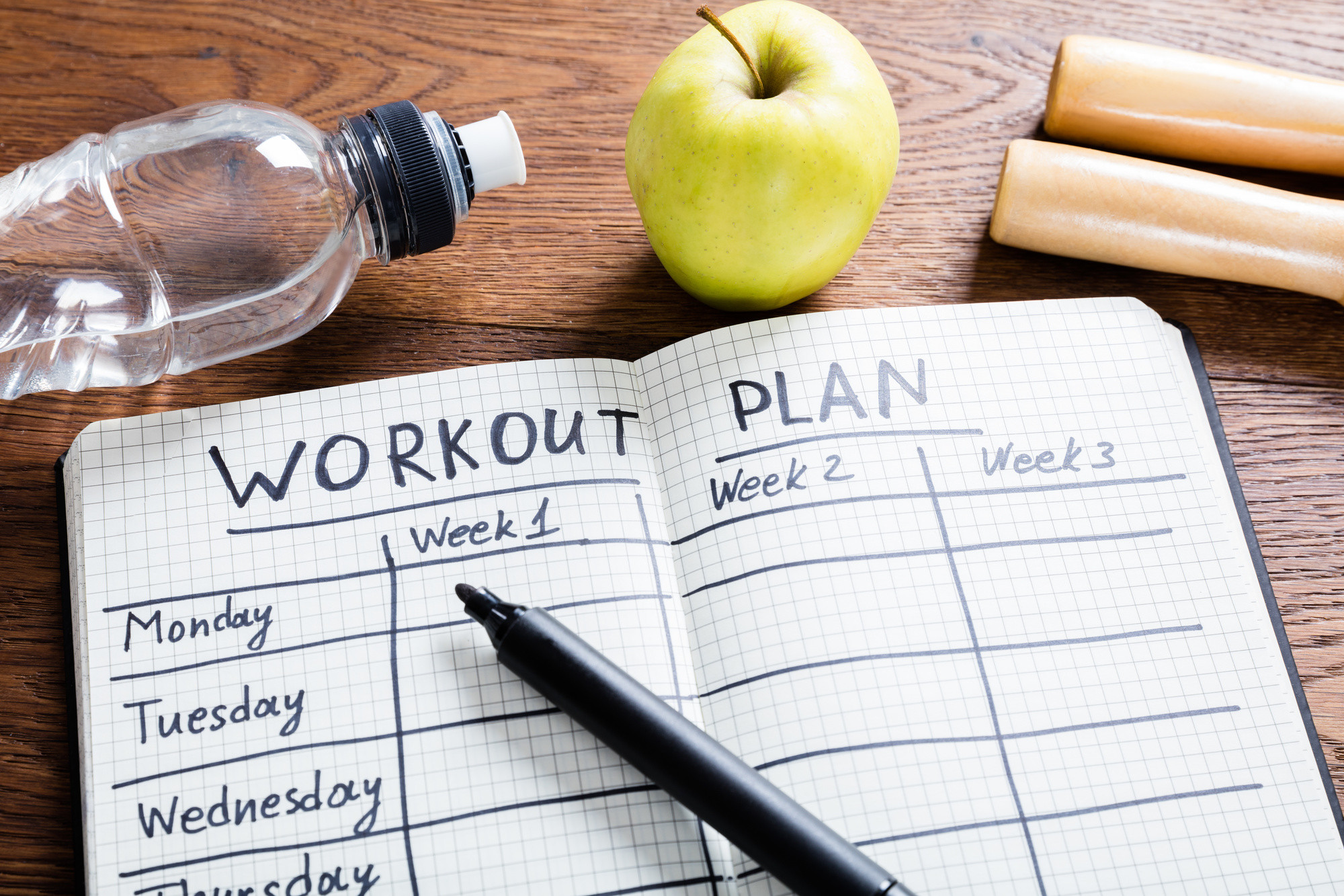 sample workout planning template