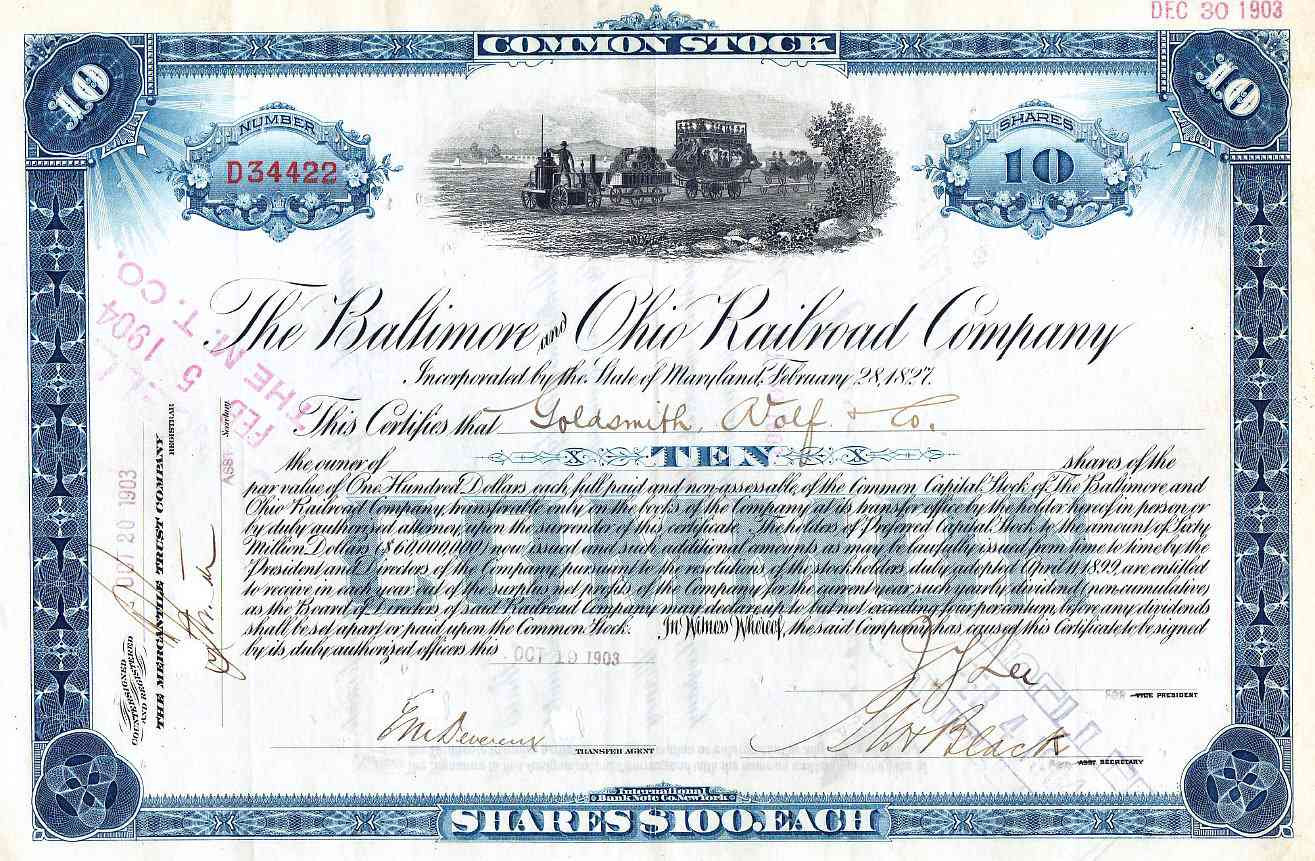 sample stock certificate template