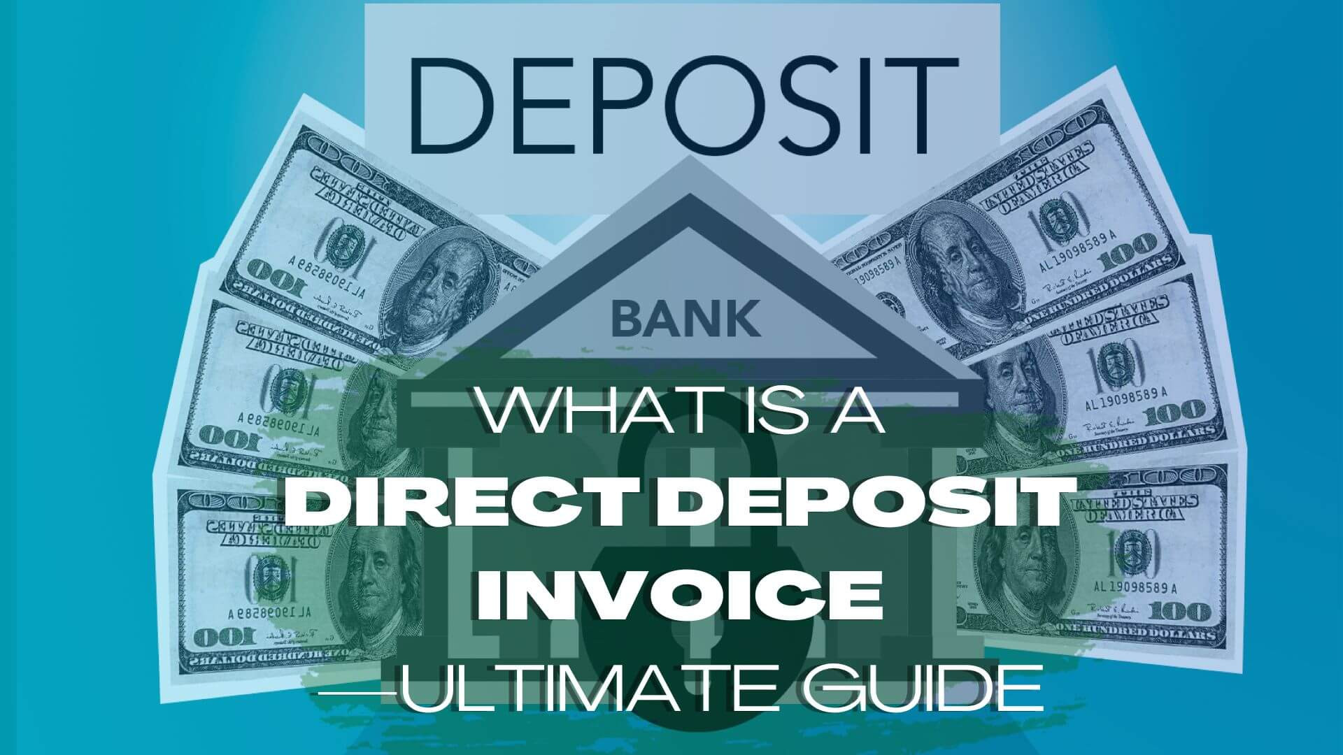 sample direct deposit invoice template